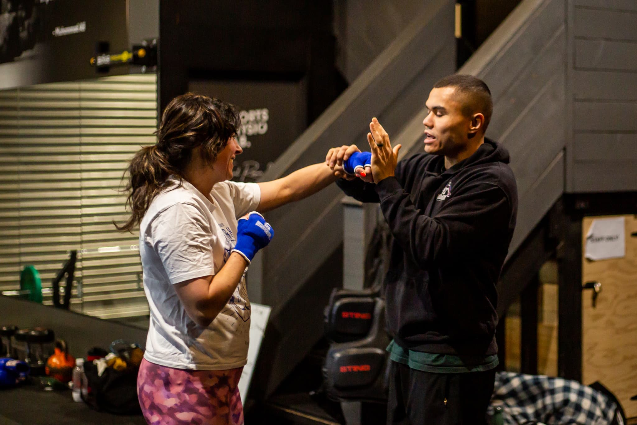 Boxing class at Industrial Fitness Queenstown