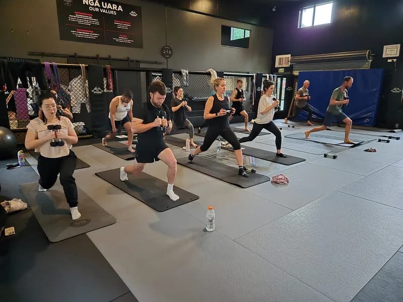 Pilates training session