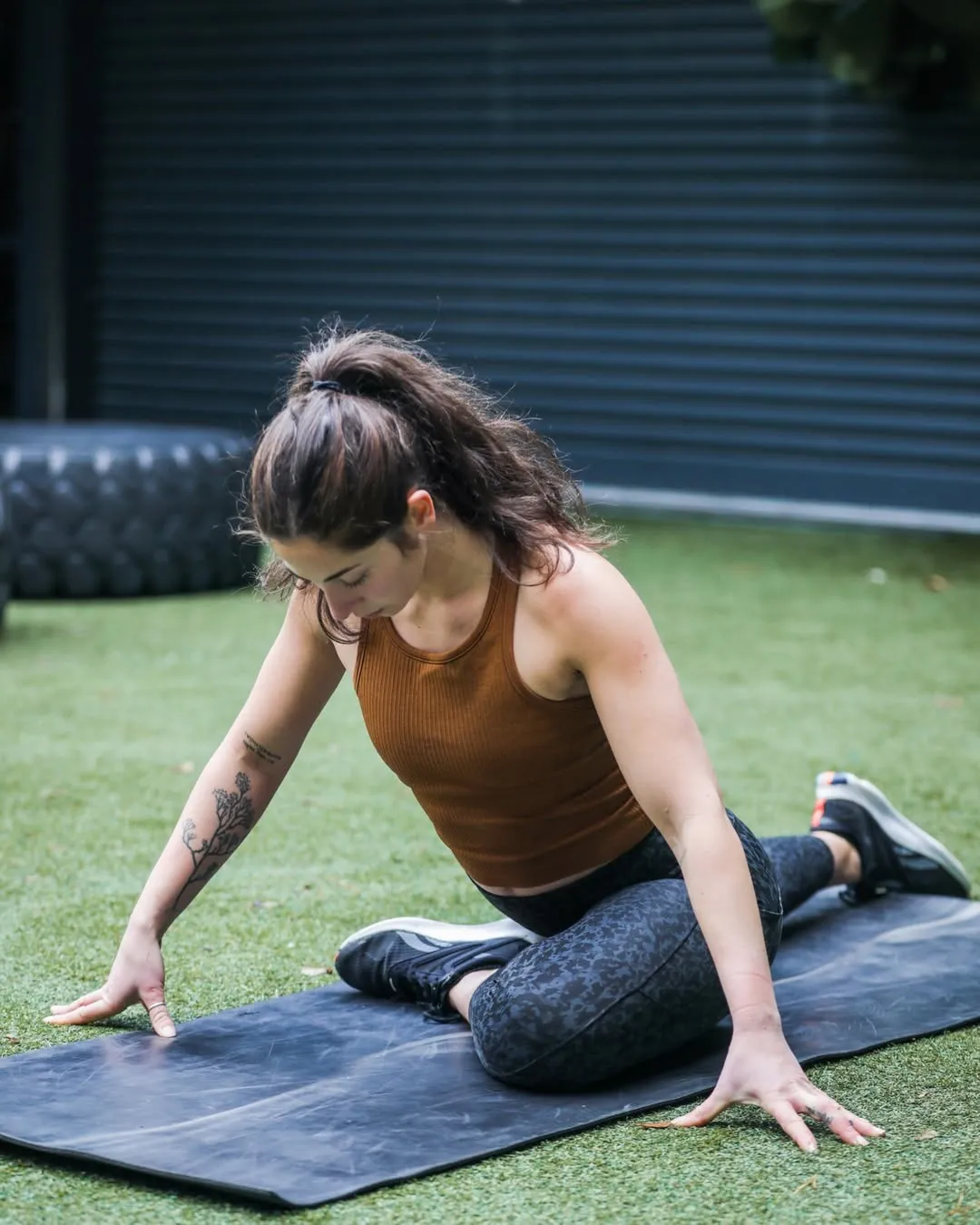 Yoga practice in Queenstown studio